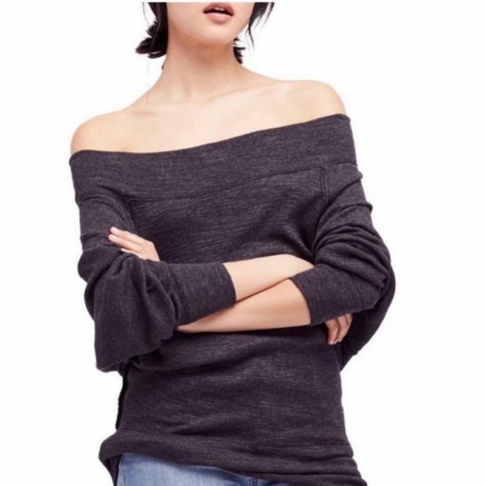 LAST ONE!!  Free People Palisades Off-The-Shoulder - Picture 2 of 8
